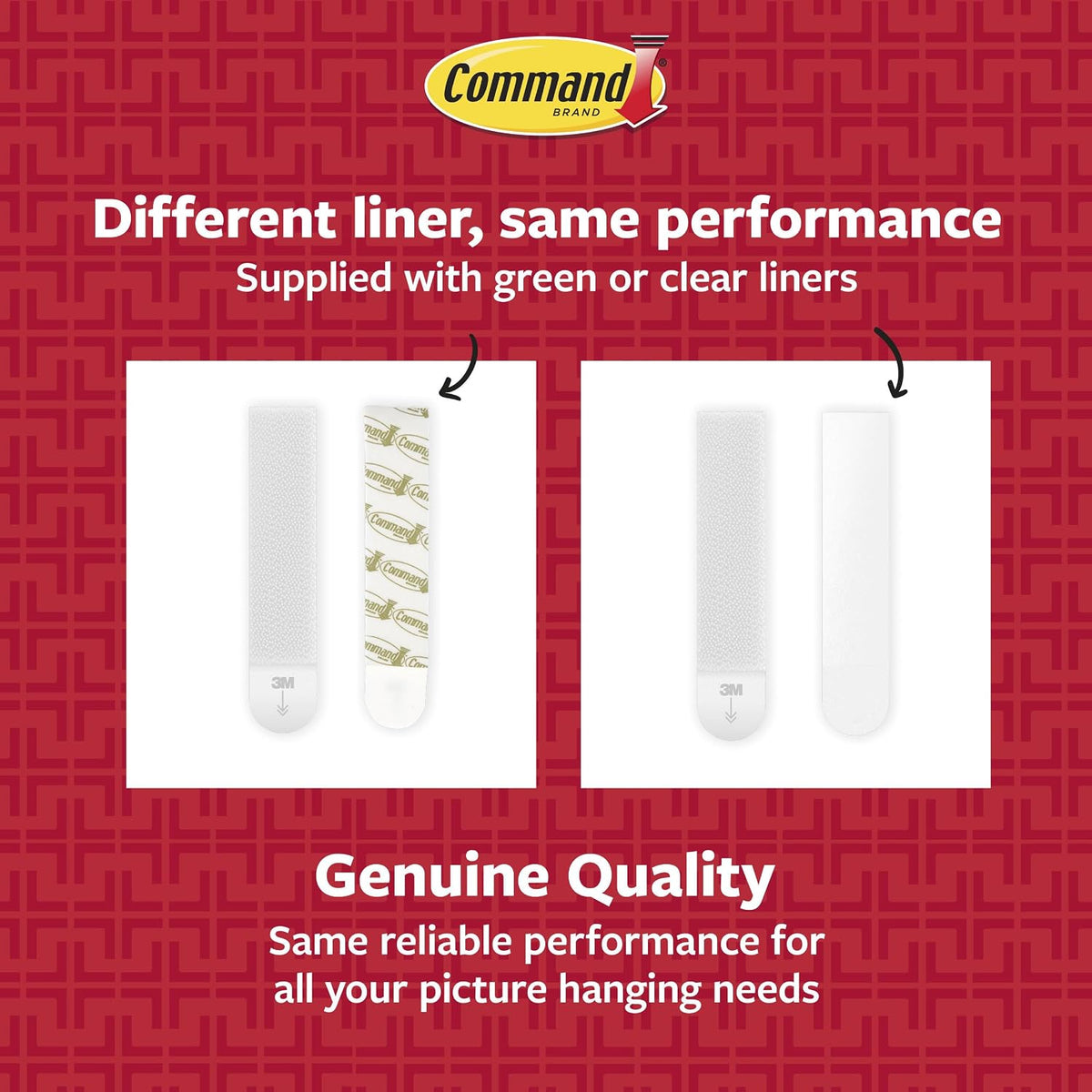 Command Picture Hanging Strips, Narrow, 4 Pairs (8 Adhesive Strips)