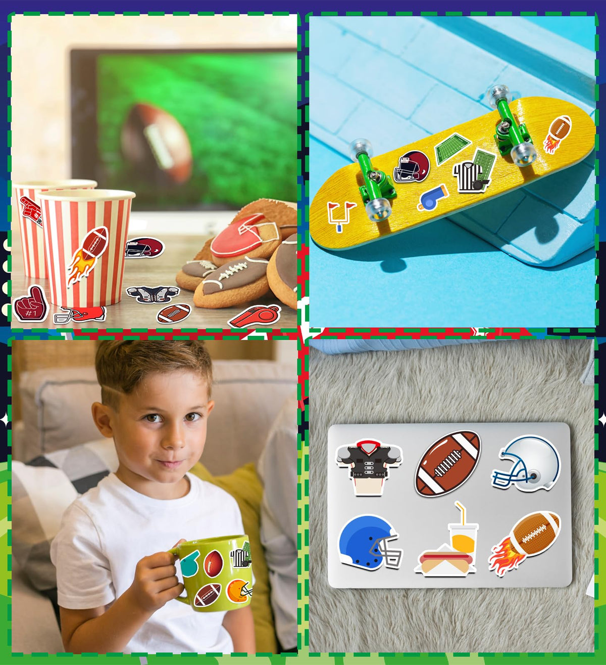 Halloween Party Favors, Halloween Stickers,100PCS Vinyl Waterproof Stickers