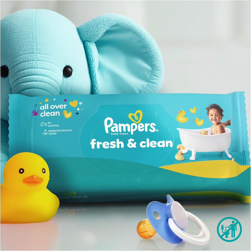 Pampers Fresh Clean Baby Wipes, 780 Count
