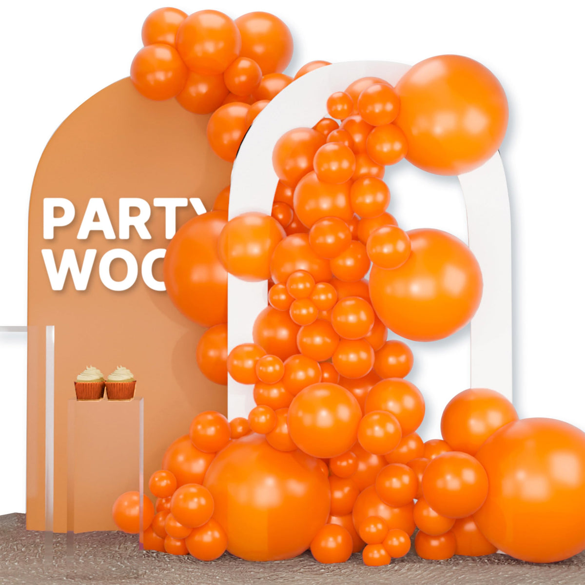 PartyWoo Dark Purple Balloons 120pcs Royal Purple Color Different Sizes