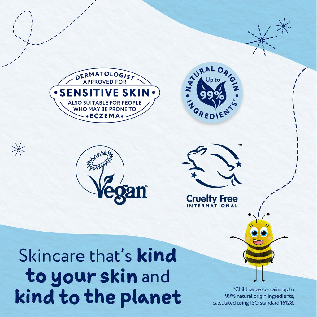 Childs Farm Kids Bluey Hair & Body Wash, Bluey-Berry | Tear-free, Gently Cleanses | Suitable for Dry, Sensitive Skin, 250ml