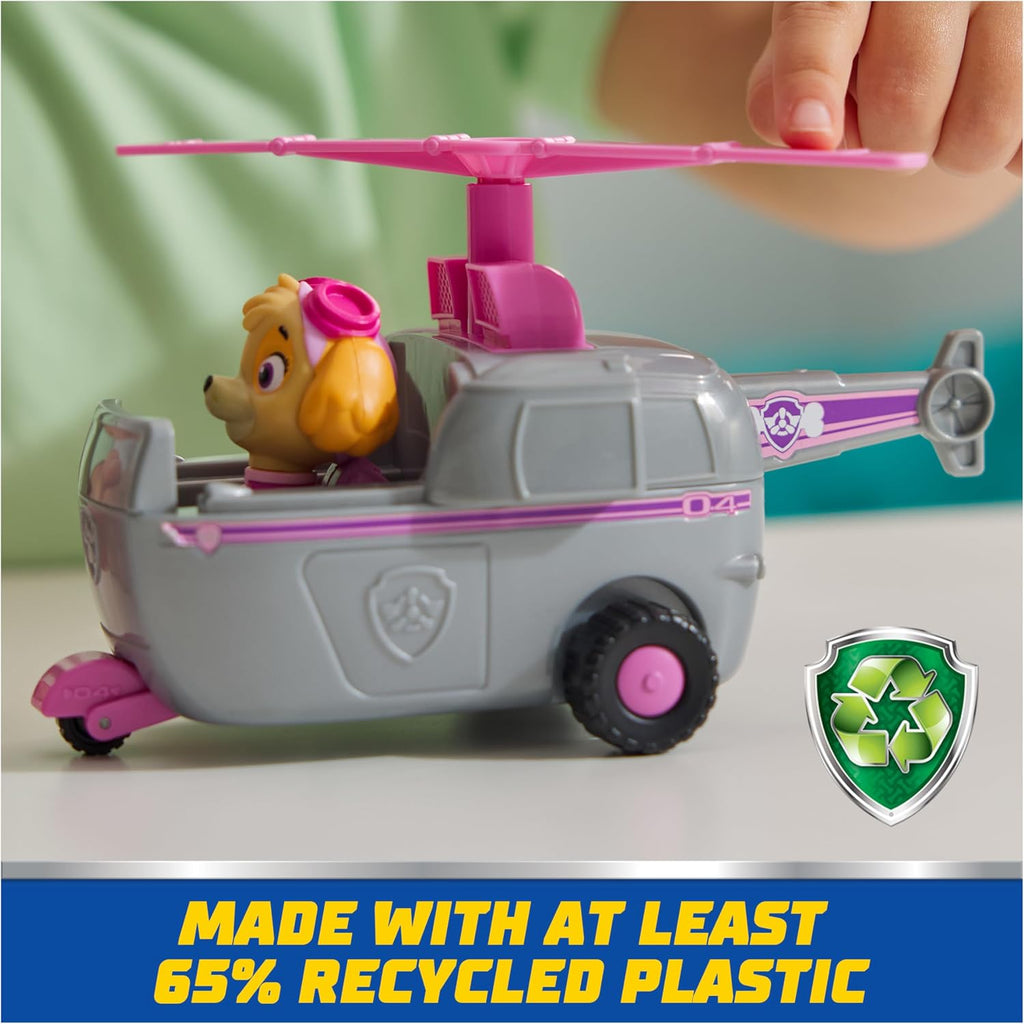 Paw Patrol, Skye’s Helicopter, Toy Vehicle with Collectible Action Figure
