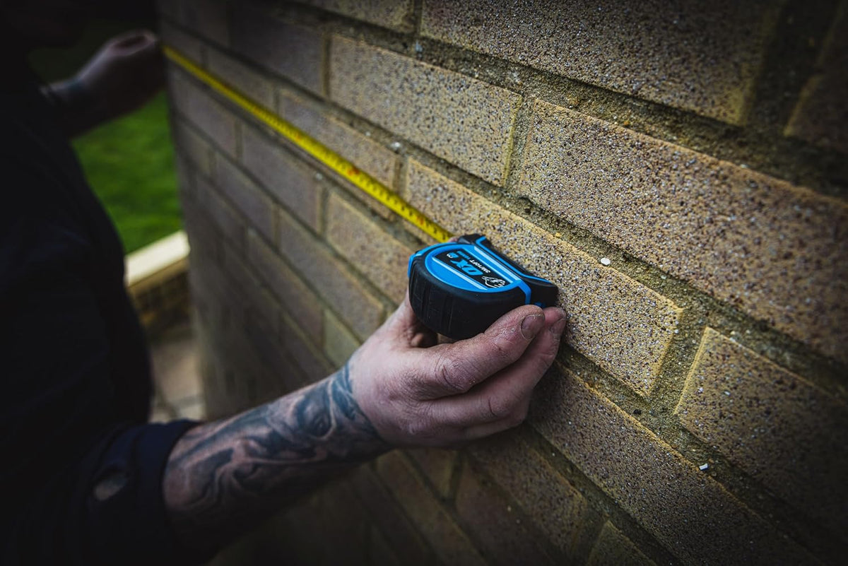 OX Pro Dual Auto Lock Tape Measure 5m, Magnetic Hook, Metric & Imperial