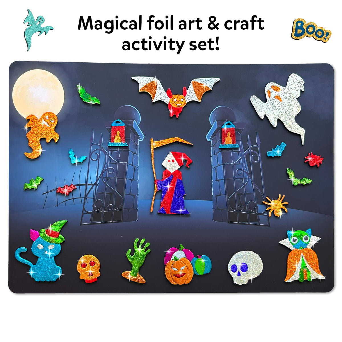 Skillmatics Foil Fun Disney Princess, Foil Art & Craft Kit, Christmas Gift
