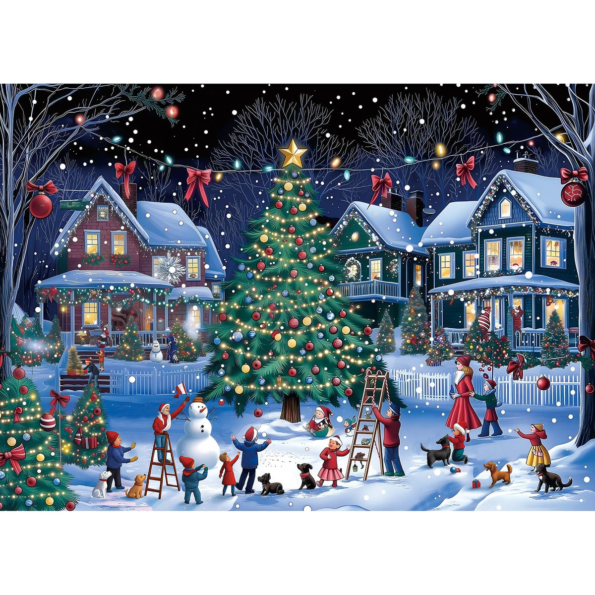 Blueforest Halloween Haunted Mansion Puzzles for Adults 1000 Pieces