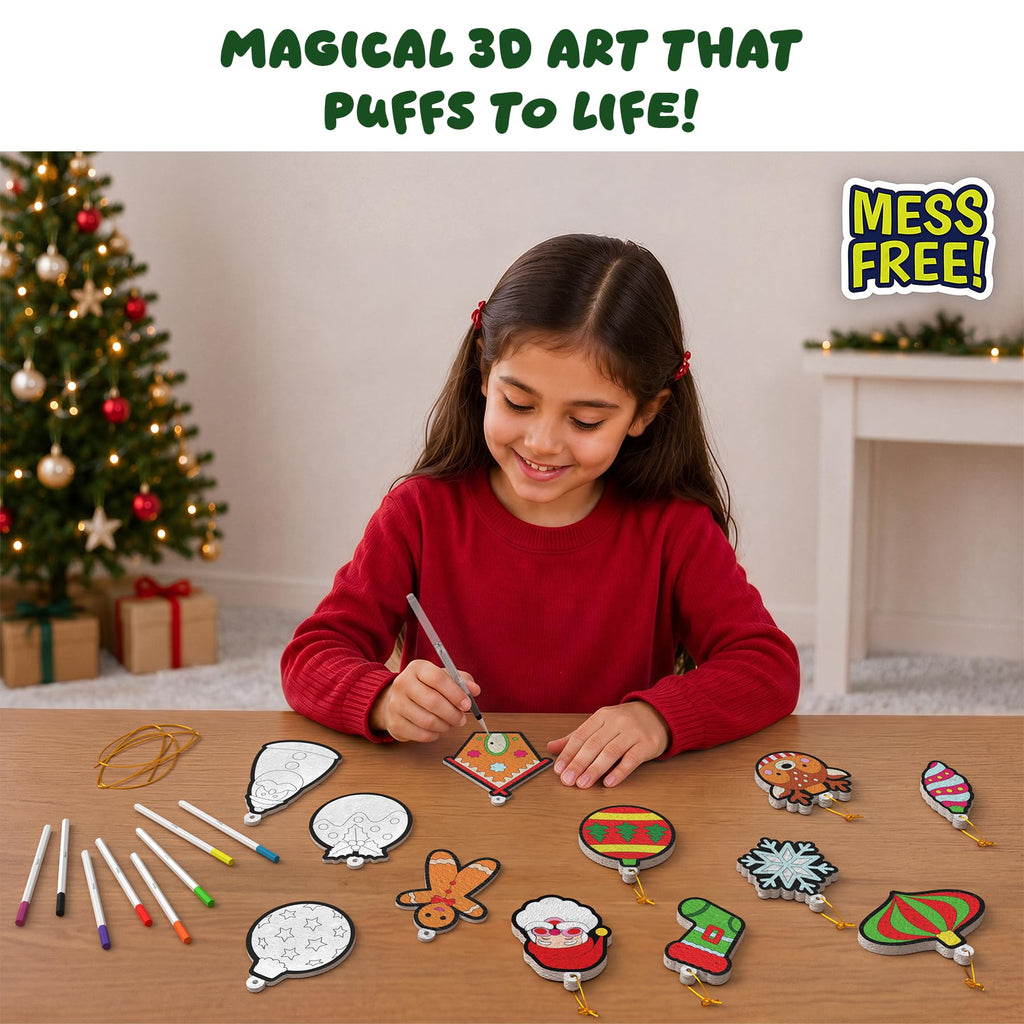 Skillmatics Aqua Puffs Unicorns, Stocking Stuffer for Kids, Paint by Number