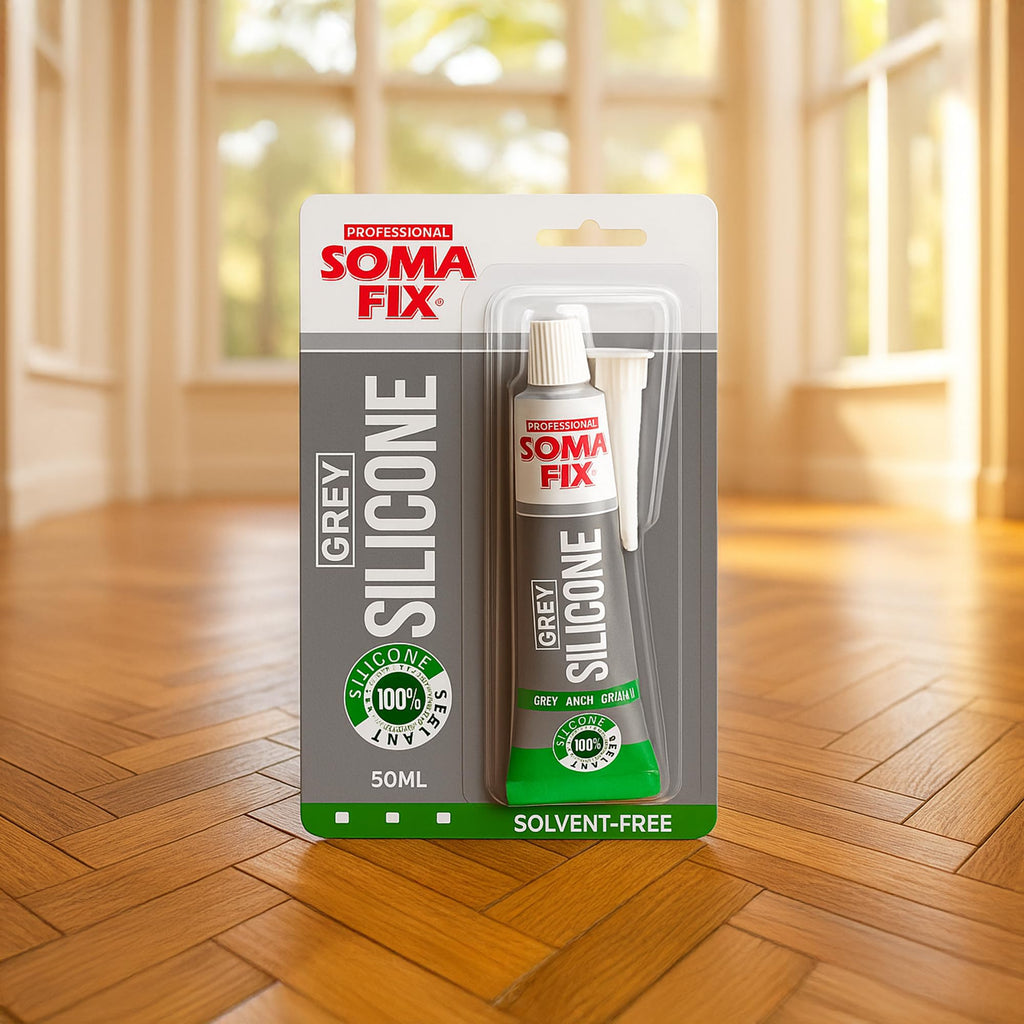Brown Silicone Sealant, Waterproof & Flexible Sealant and Adhesive - 280ml