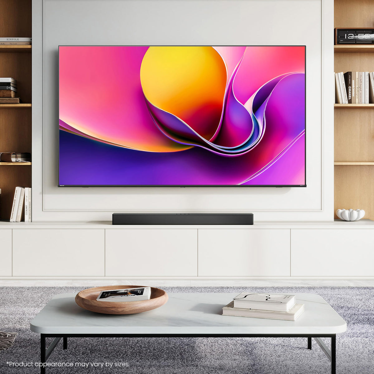 Hisense 55 Inch 55E6QTUK 4K Ultra HD Smart AI TV