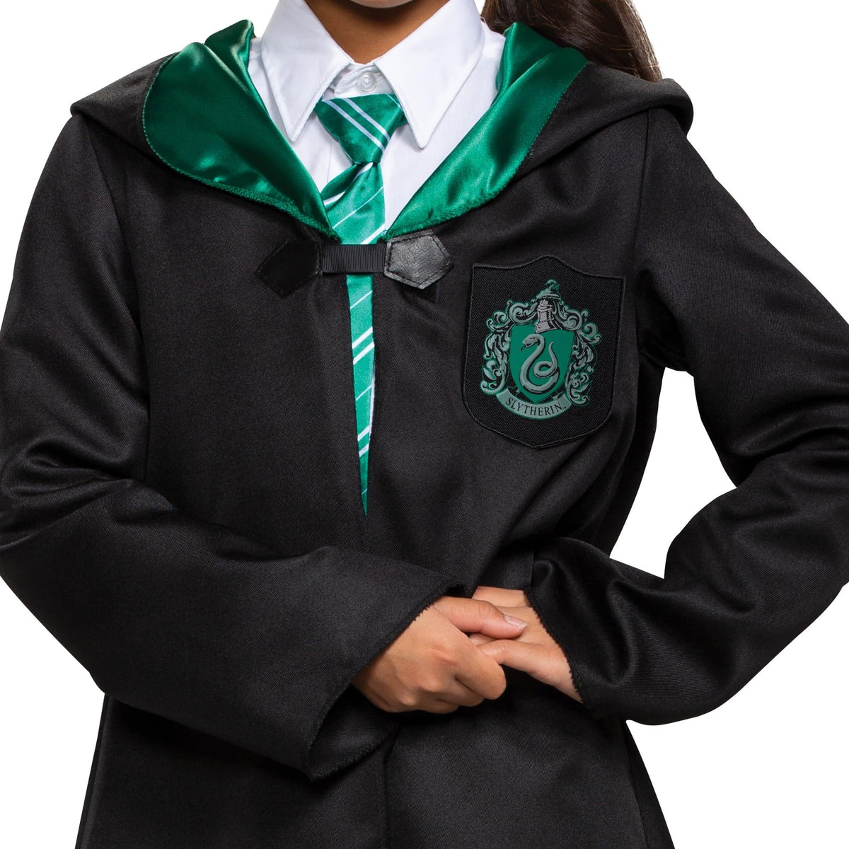 Harry Potter Slytherin Robe, Official Wizarding World Costume Robes, Classic Kids Size Dress Up Accessory, Child Size (4-6)