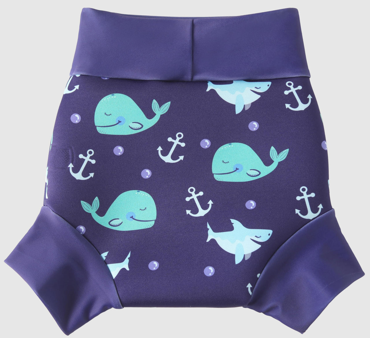 Swimbubs Reusable Swim Nappy – Baby Swimwear for Boys and Girls, Ideal for Swimming Lessons (6-12 Months, Blue Whale)