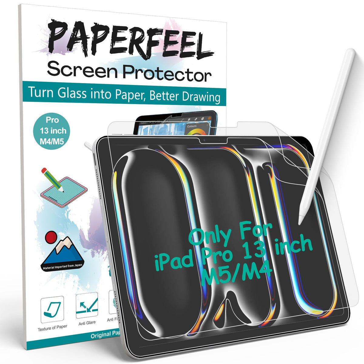 PAPERFEEL 2 Pack Screen Protector for iPad A16 11th 10th Gen 2025 2022