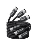 Anker 240W Zolo USB C to USB C Cable (3Pack,1.5m), USB C Charger Cable
