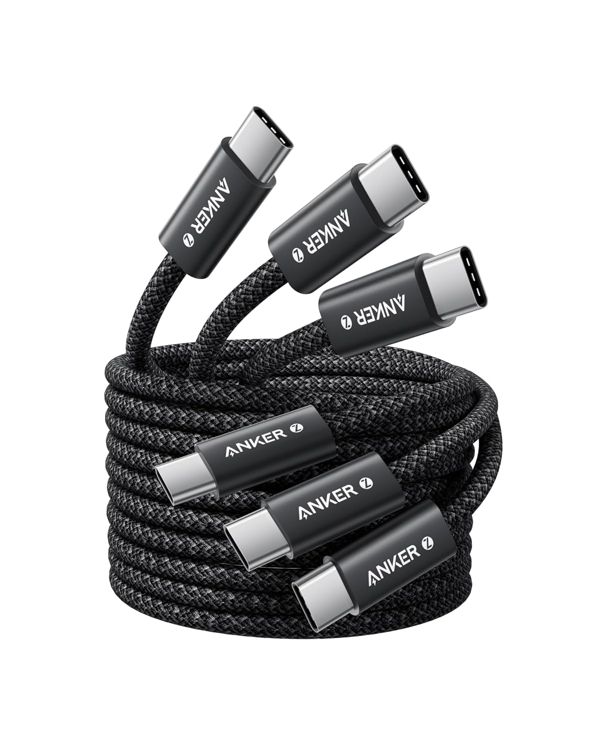 Anker 240W Zolo USB C to USB C Cable (3Pack,1.5m), USB C Charger Cable