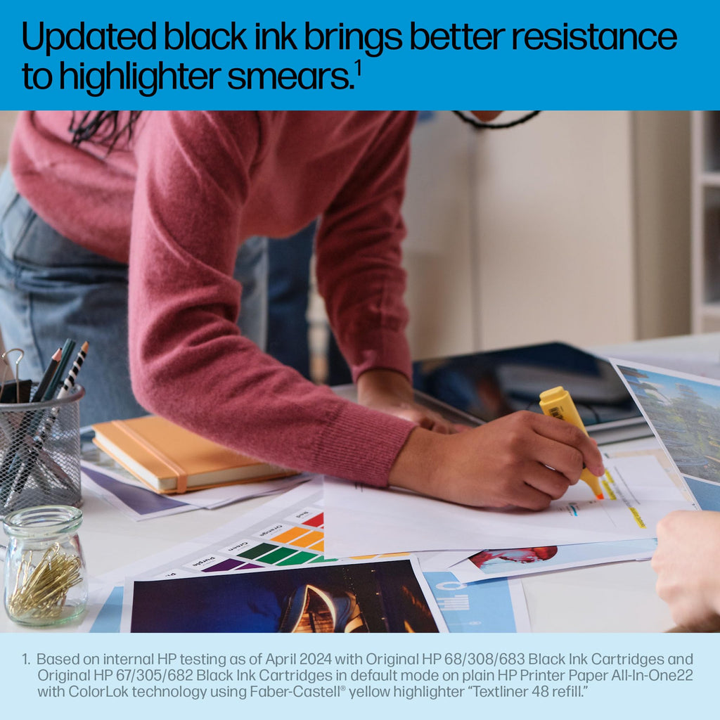 HP 308 Black & Tri-colour Original Ink Cartridges 2-Pack
