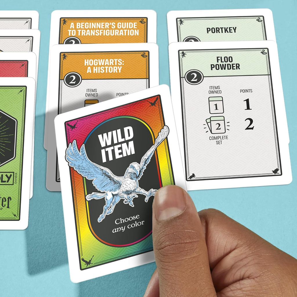 Monopoly Deal: Harry Potter Card Game | Family Games for Kids and Adults | Ages 8 and Up | 2 to 5 Players | 15 mins. | Travel Size