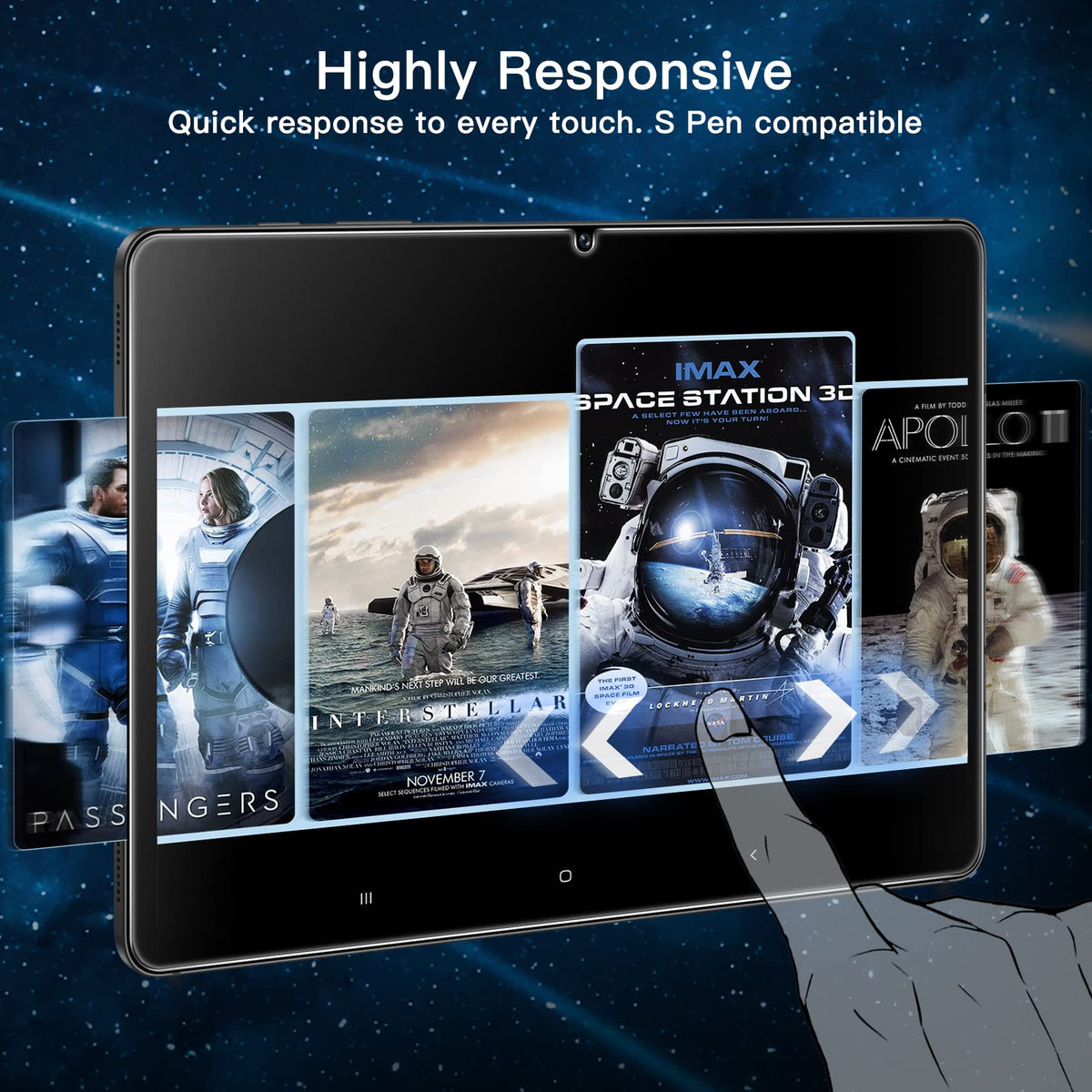 JETech Screen Protector for Samsung Galaxy Tab S8 Ultra 14.6", 2-Pack