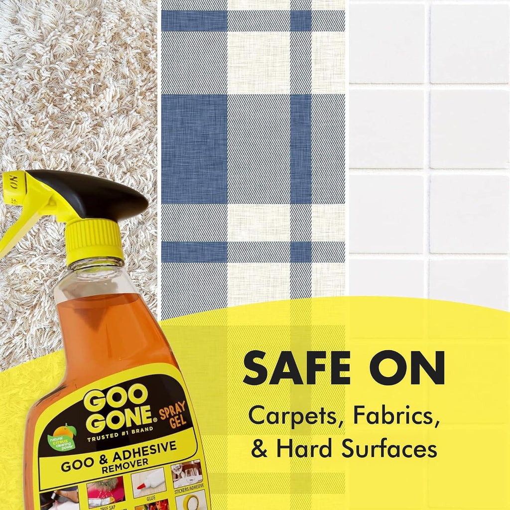 Goo Gone Adhesive Remover Spray Gel, 236ml