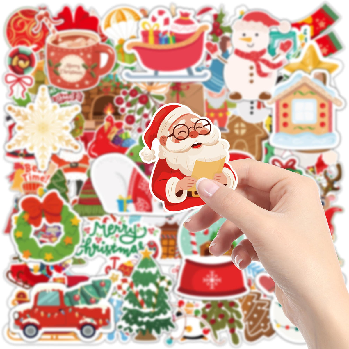 Stickers for Kids - 100 PCS Cute Animal Stickers | Water Bottle Scrapbook Stickers for Toddlers - Stocking Stuffers Party Supplies Favors Teacher Prizes Rewards Gifts for Teens Classroom