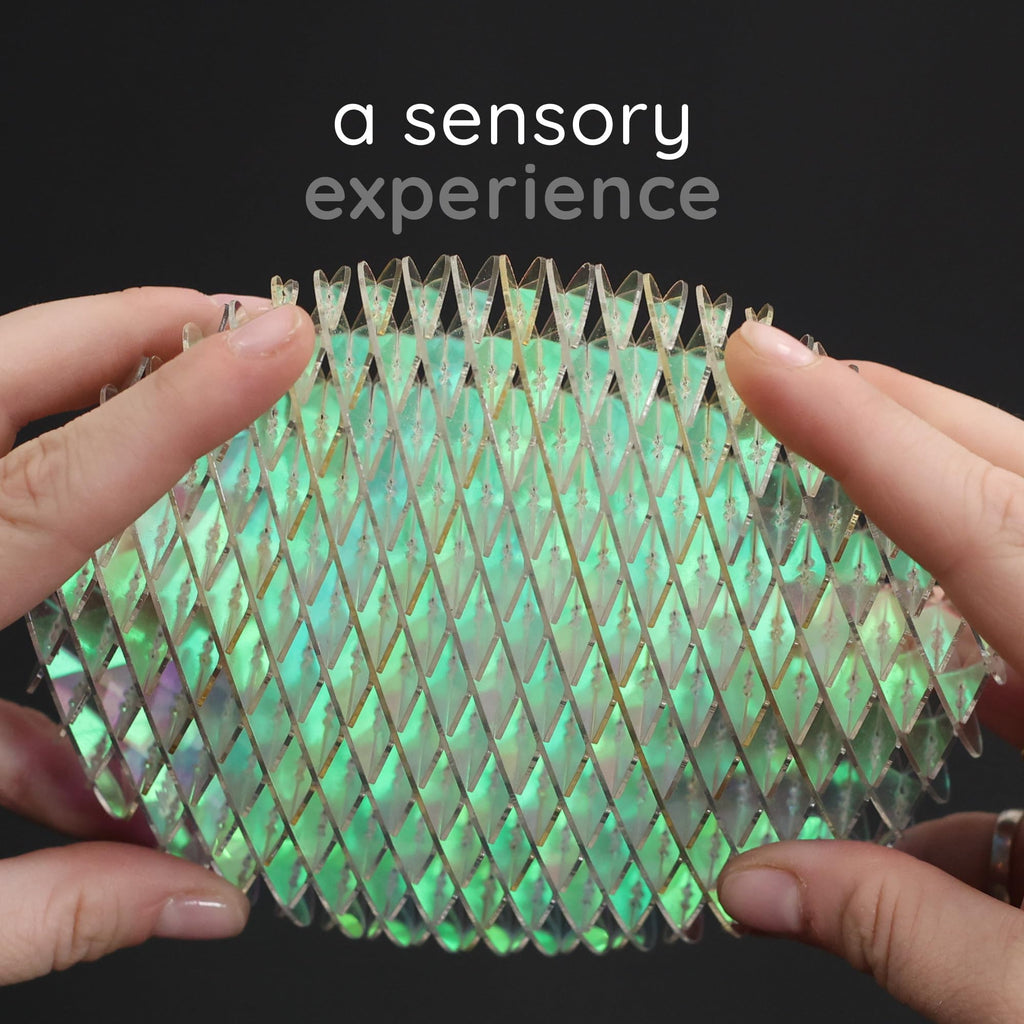 Morf Worm 3D Sensory Fidget Toys for Kids, Teens & Adults, Rainbow, Small