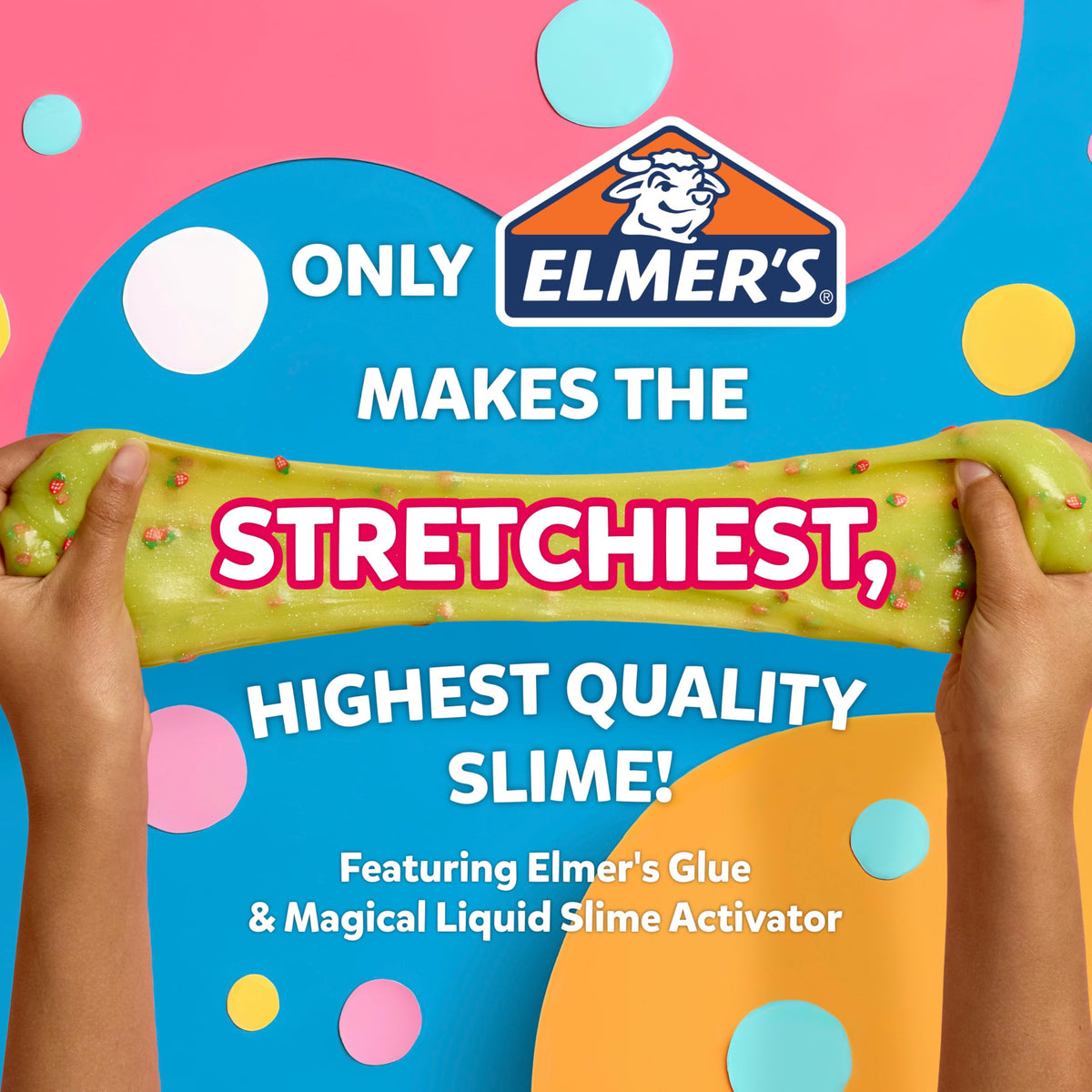 Elmer's Color Rush Slime Kit, Includes Liquid Glue, Activator, Makes Color Changing, Glow in The Dark, Butter Slime and More, 10 Piece Kit - Perfect for Birthday Parties, Gift Idea, Kids Activity