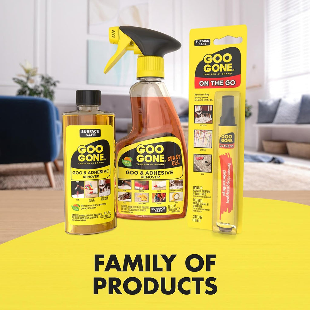 Goo Gone Adhesive Remover Spray Gel, 236ml