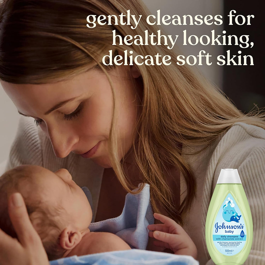 Johnson’s Baby Shampoo 500ml (Pack of 1) NO MORE TEARS®