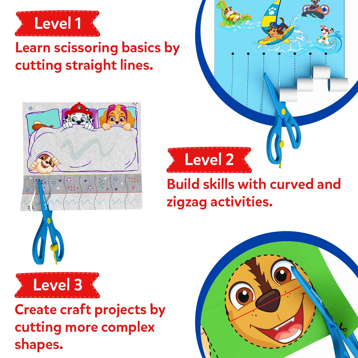 Skillmatics Snip Snip, Scissor Skills, Felt Craft Activity, Christmas Gift