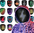 Depointer Life LED Mask Face-Transforming Light up Mask Cool Gifts for Boys