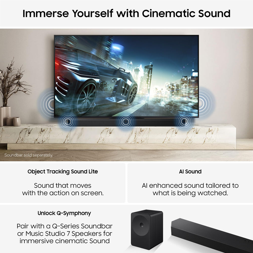 Samsung Smart TV 50-Inch U7020H Crystal UHD 4K TV, HDR10+, Motion Xcelerator, Dynamic Sound Pack, Gaming Hub, Knox Security, Vision AI Companion [2026]