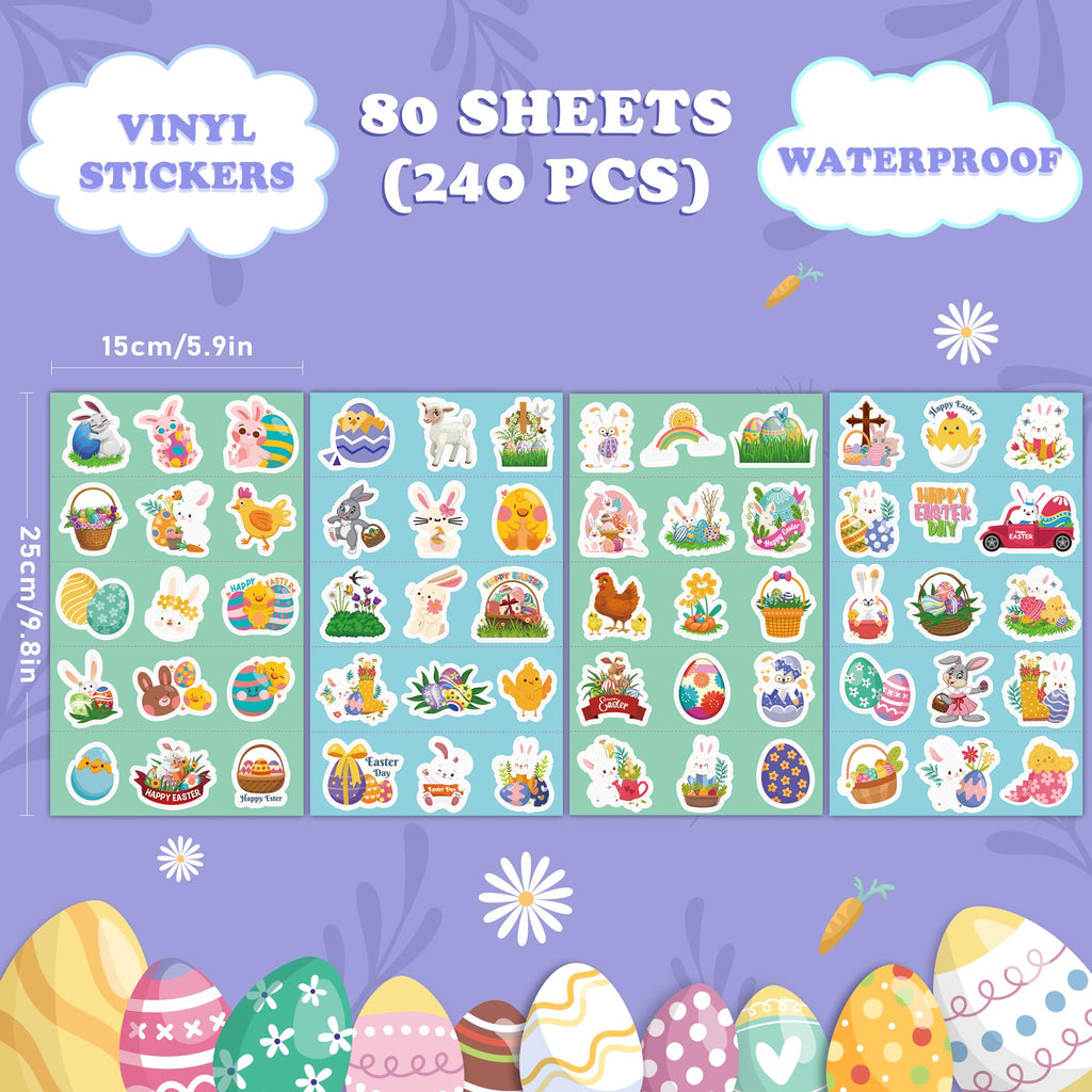 OHOME Halloween Party Favors - 36 Pack DIY Pumpkin Face Stickers for Kids - Halloween Games Toys Gifts Crafts Treats Accessories - Trick-or-Treat Pumpkin Decorations Activities Party Supplies