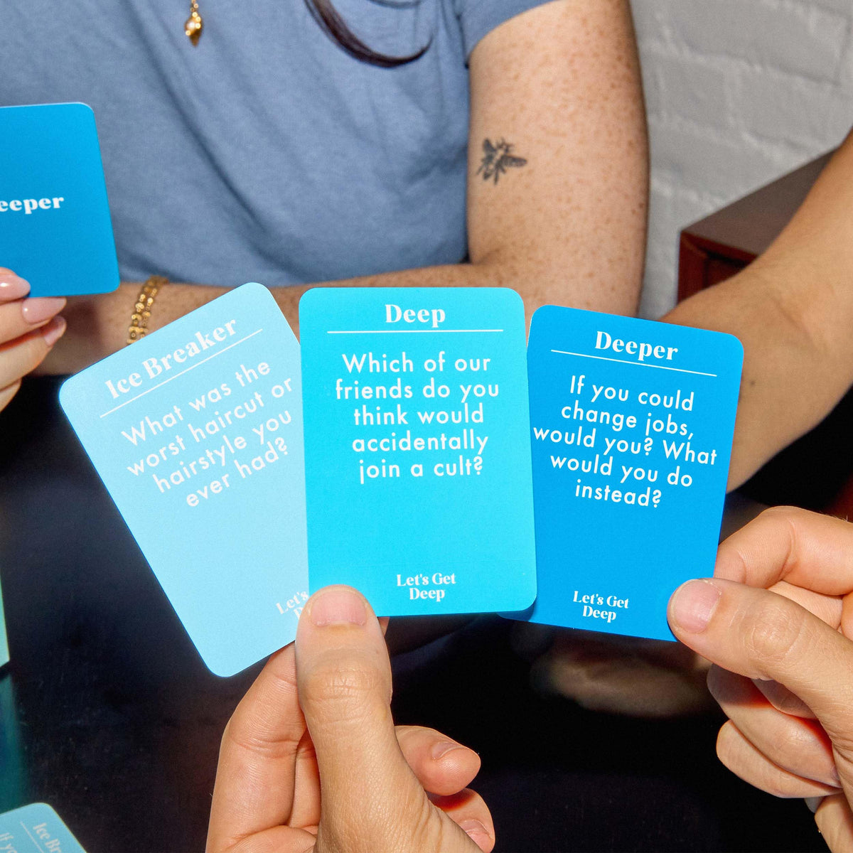 Let's Get Deep, A Question Card Game for Couples by Relatable