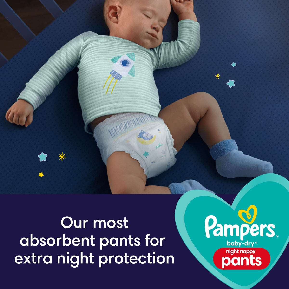 Pampers Baby-Dry Pants Size 4 Nappy Pants