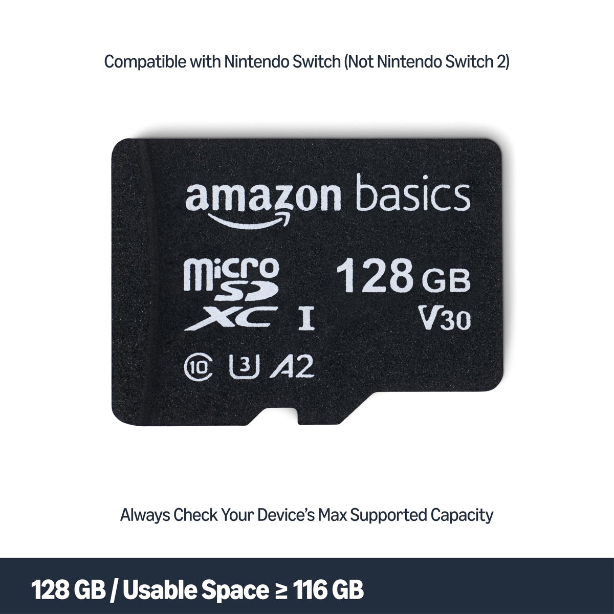 Amazon Basics 1TB Micro SD Card, Read Speed Up to 200MB/s, 1-Pack
