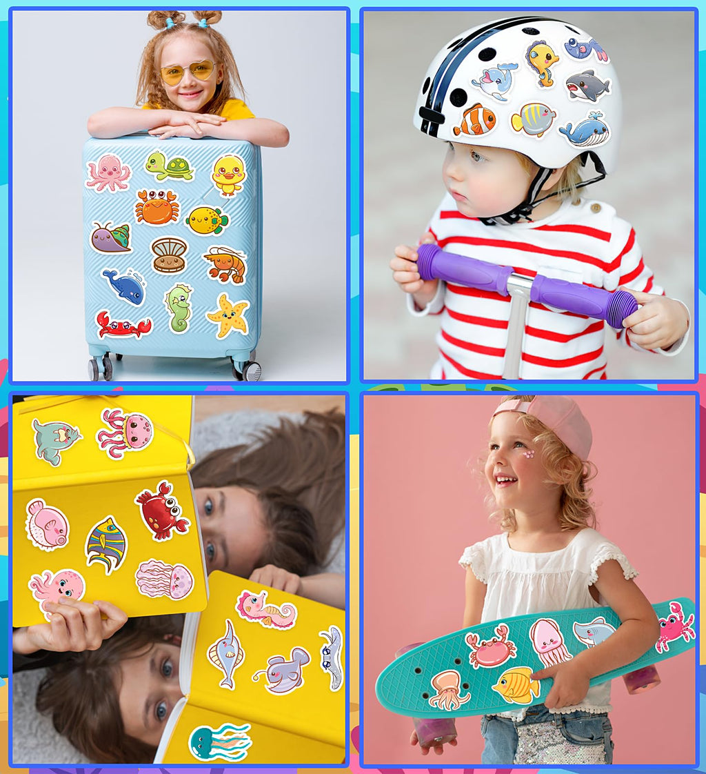Halloween Party Favors, Halloween Stickers,100PCS Vinyl Waterproof Stickers