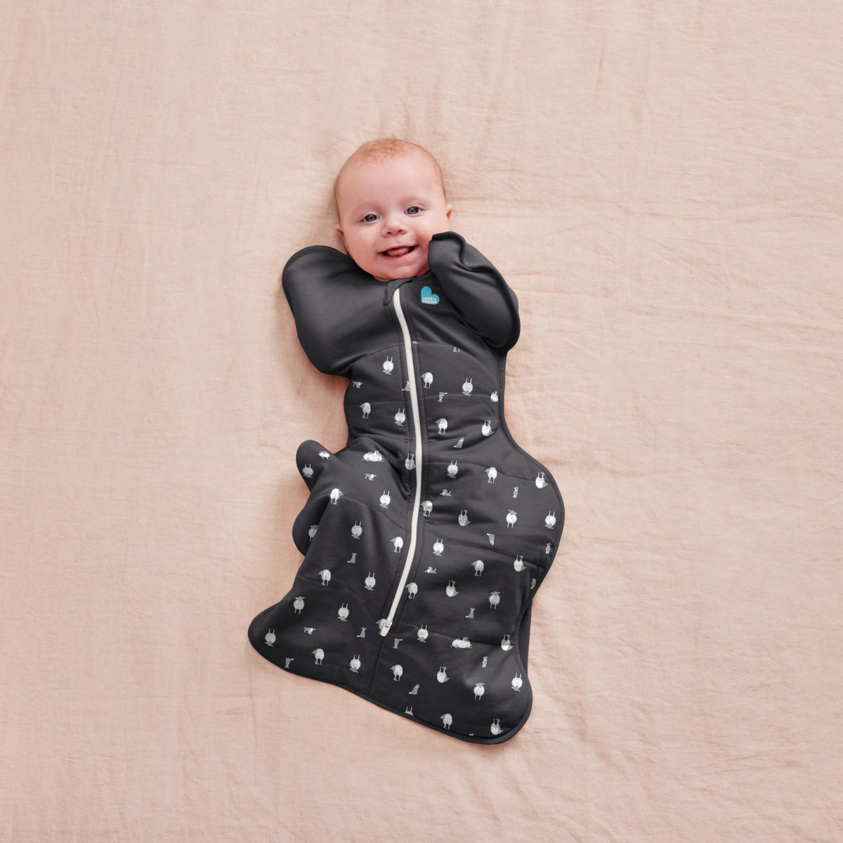 Love To Dream Swaddle Up, S 3.5-6kg, White Dreamer, 2.5 Tog