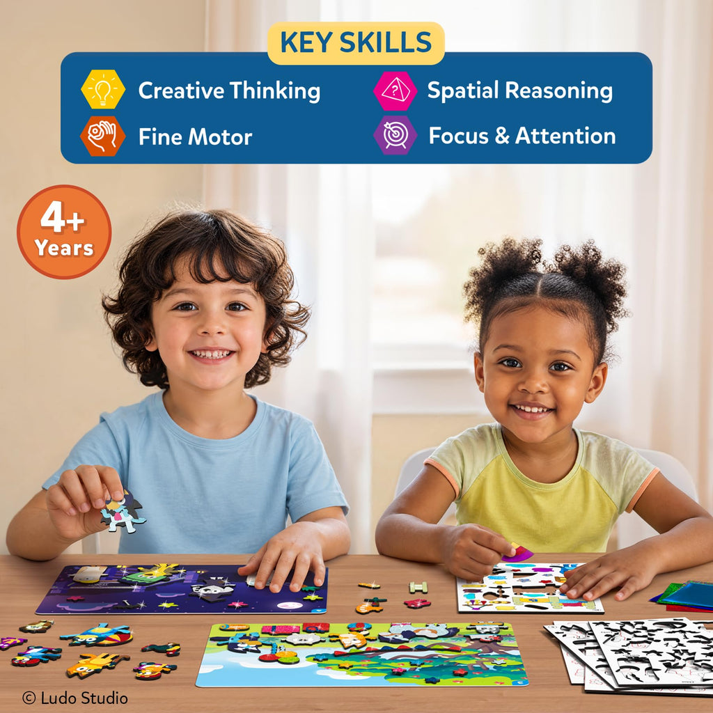 Skillmatics Foil Fun Disney Princess, Foil Art & Craft Kit, Christmas Gift