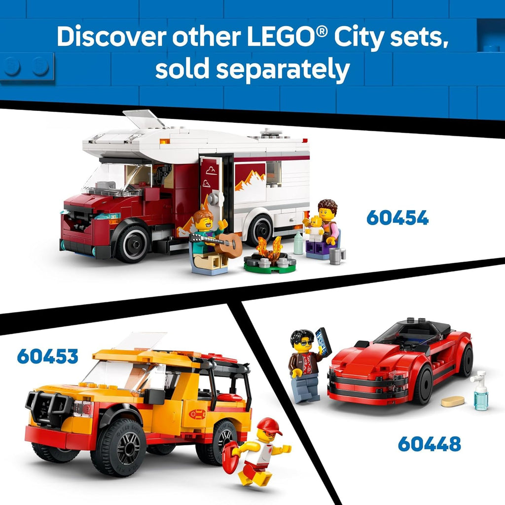 LEGO City Off-Road 4x4 Mountain Truck Toy - Building Toy Set for Kids, Boys and Girls, Ages 6+ - Fun Gift Idea for Birthdays and Holidays - with Adventurer Minifigure and Accessories - 60447