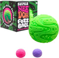 Schylling Super NeeDoh Fuzzball Stress Ball Fidget Toy - Huge 4.5" in Diameter - Jumbo Squishy Squeezy Fun - Colors Assorted (1 Per Pack)