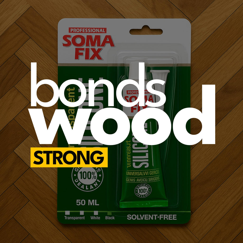 Brown Silicone Sealant, Waterproof & Flexible Sealant and Adhesive - 280ml