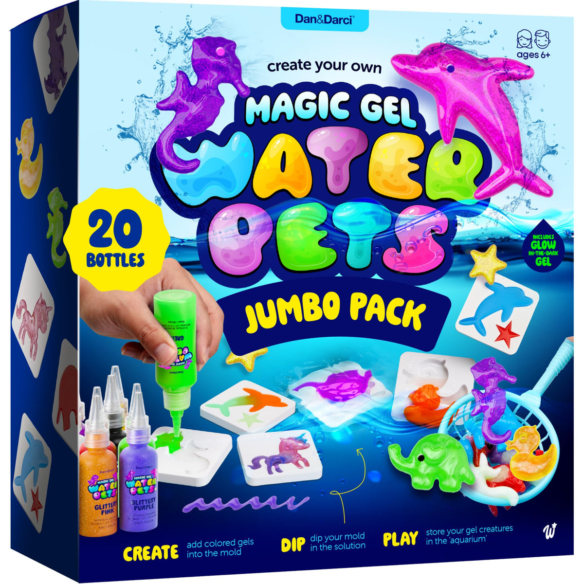 Dan&Darci Magic Gel Water Pets Kit - Birthday Gifts - Squishy Maker