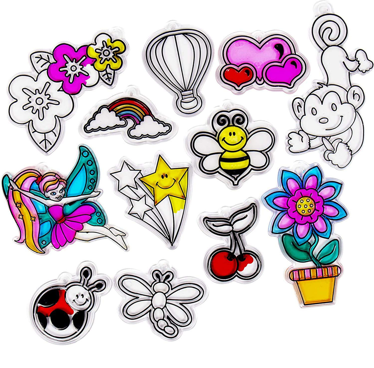 Made By Me Create Your Own Window Art Kit, Suncatchers, Makes 20+ Projects