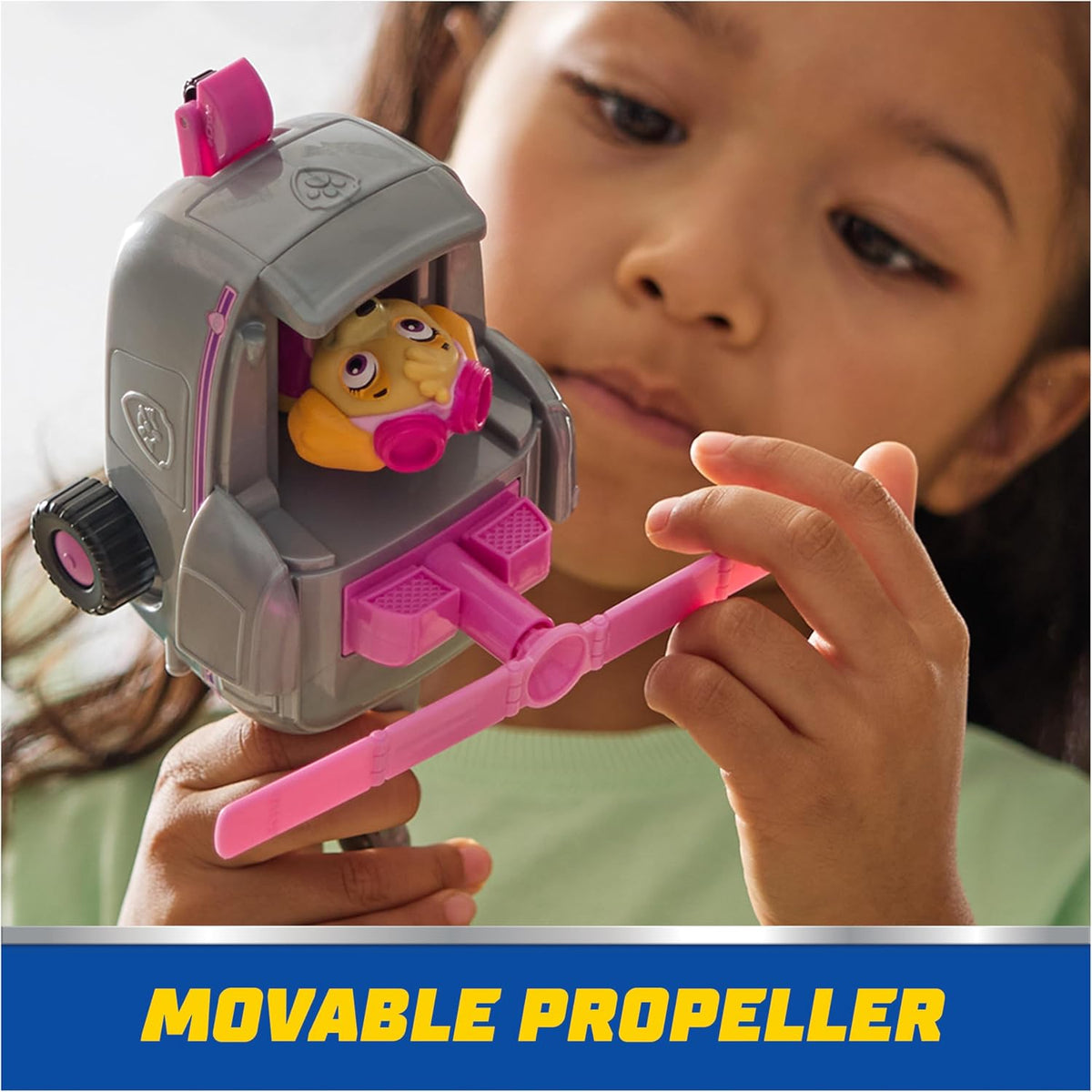 Paw Patrol, Skye’s Helicopter, Toy Vehicle with Collectible Action Figure