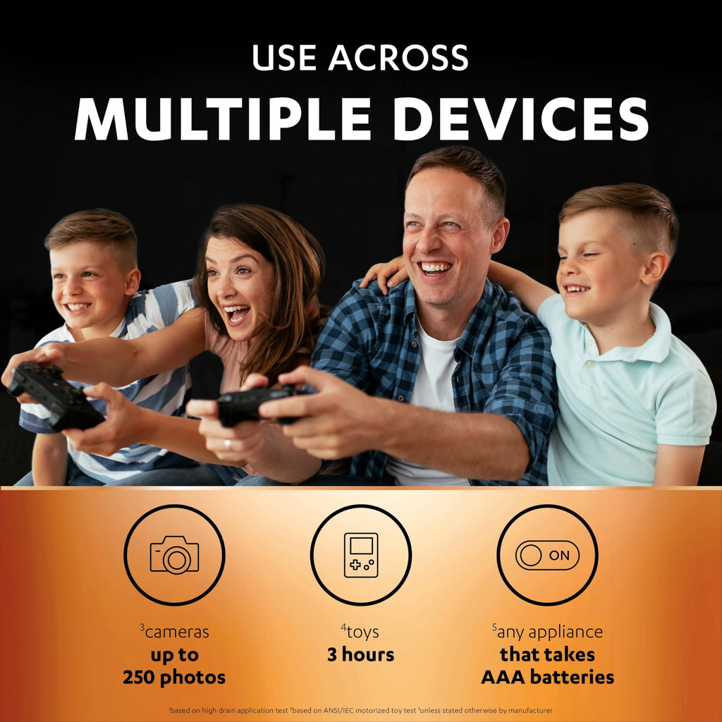 DURACELL AA Rechargeable Batteries (4 Pack) 1.2V, 1300 mAh NiMH