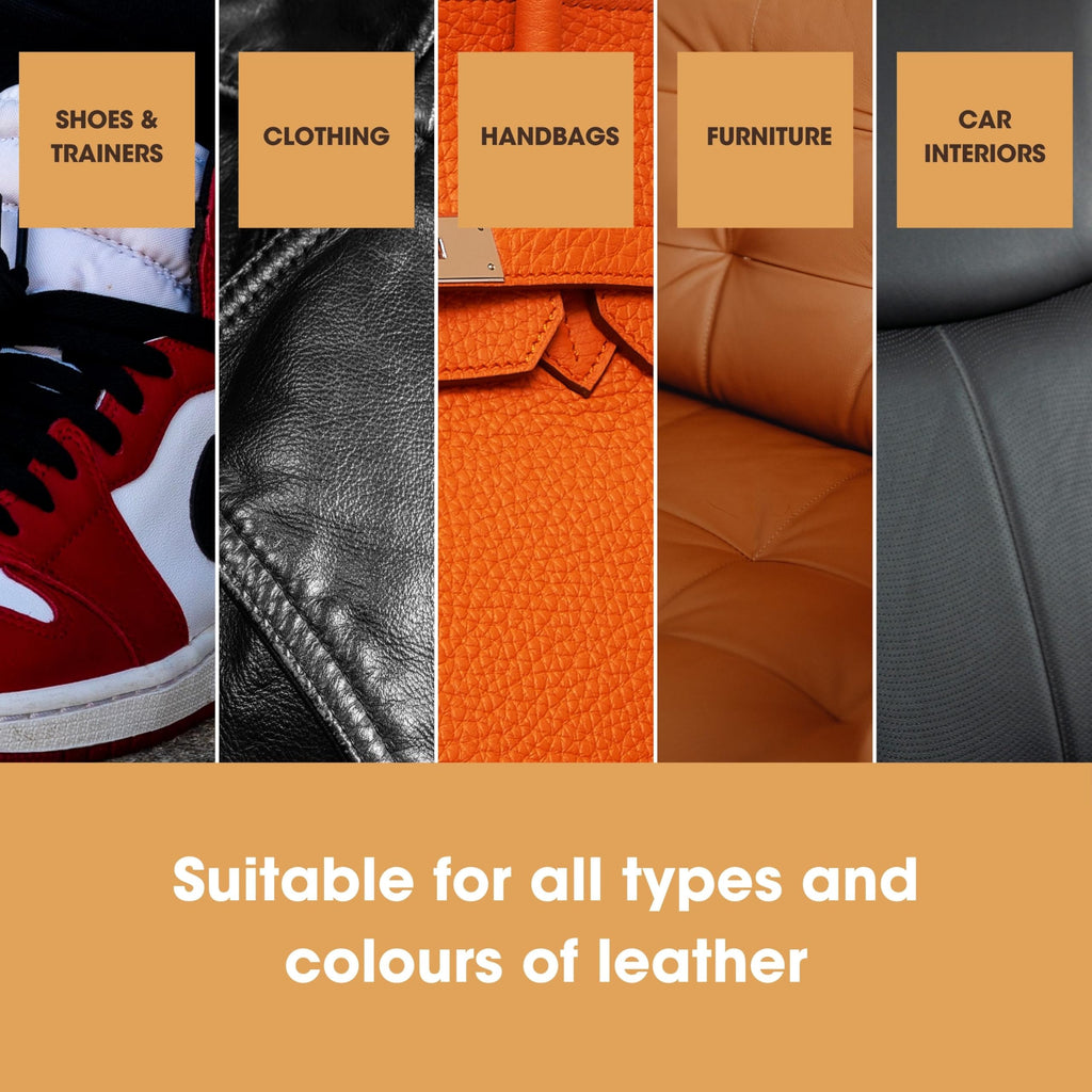 Furniture Clinic Leather Repair Paint & Dye | Self Seal Colourant for Quick and Easy Leather Repair | Suitable for Sofas, Car Seat, Shoes, Handbag, and More - Dark Brown, 250ml