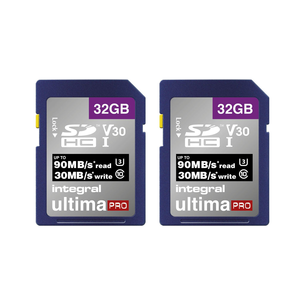 Integral 64GB SD Card 4K Ultra-HD Video High Speed SDXC V30 UHS-I U3 Class 10 Memory Card up to 100MB/s, Color May Vary