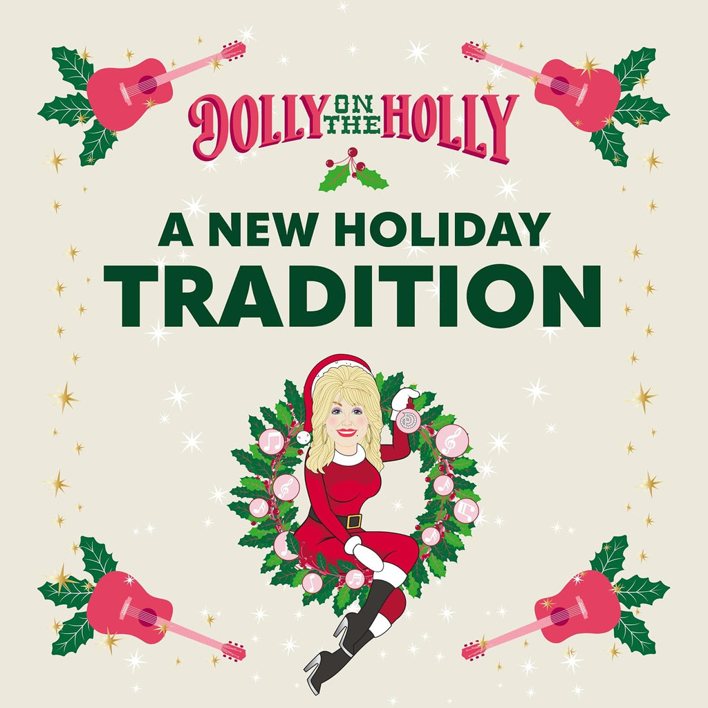 Dolly on the Holly Plush Doll - Holiday Dolly Parton Mantel Doll