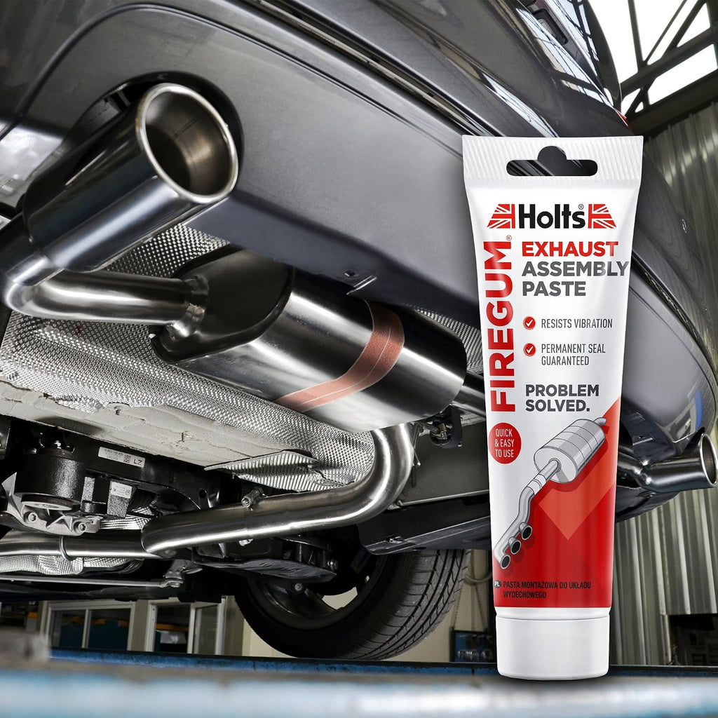 Holts Firegum Exhaust Paste 150g Black Sealant & Leak Repair