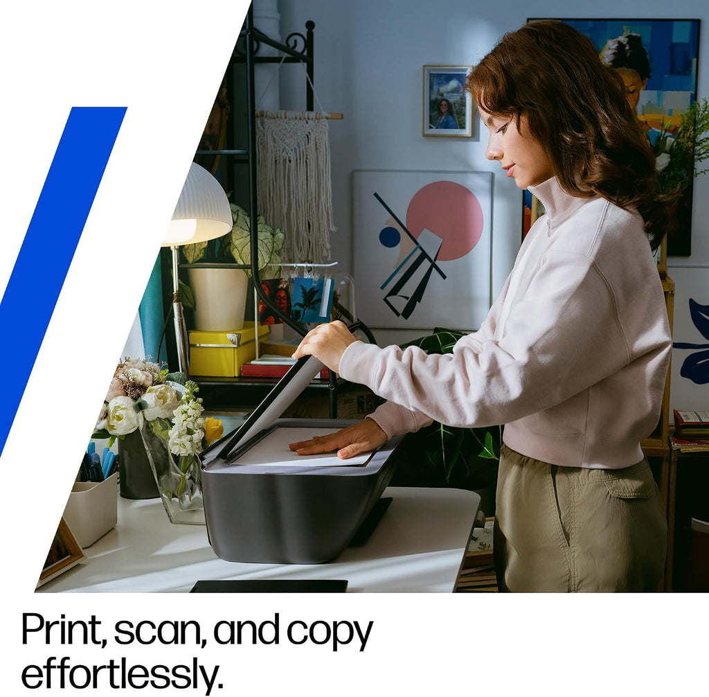 HP DeskJet 2921 All In One Printer | Colour | Wireless | Easy Setup & Reliable Wi-Fi | 3 months free Instant Ink Included | Print, Scan & Copy