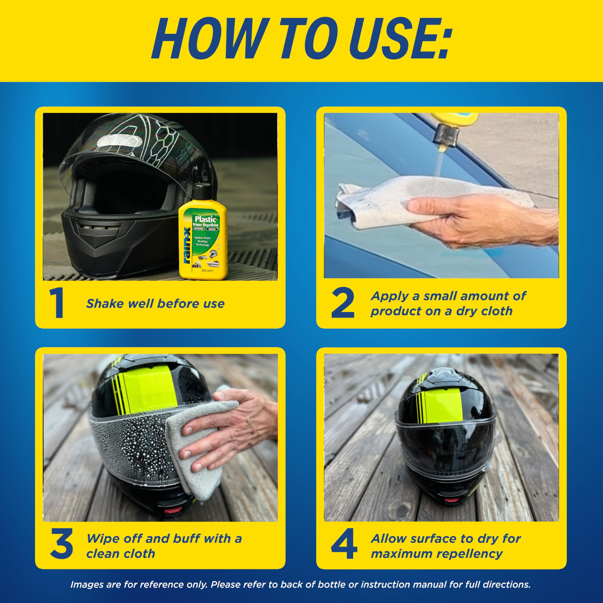 Rain-X Plastic Water Repellent - Hydrophobic Coating For Plastics - 500ml