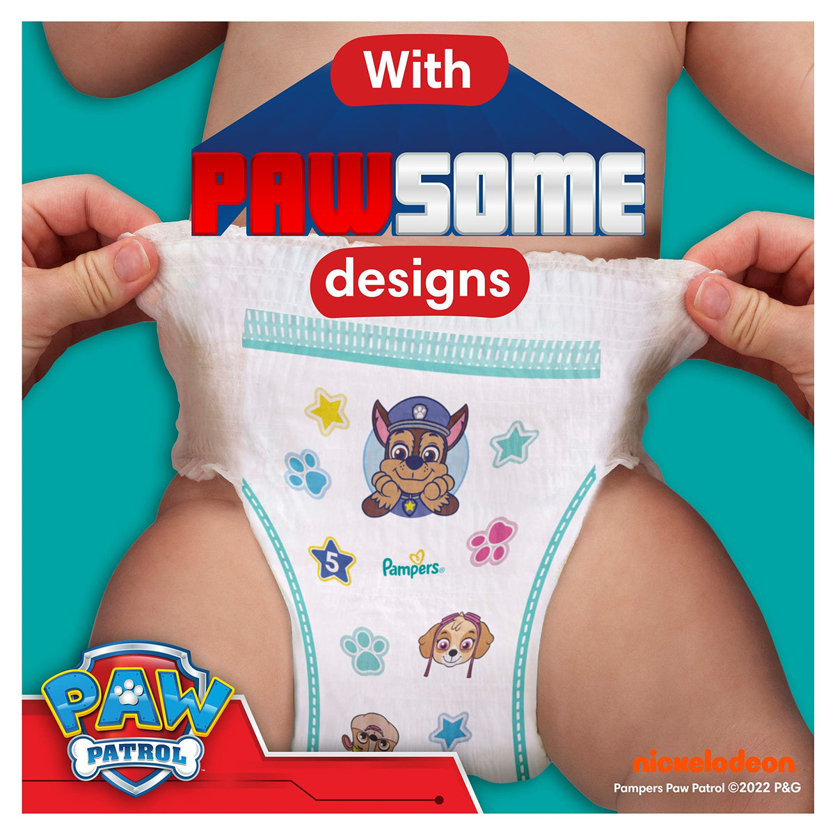 Pampers Baby-Dry Paw Patrol Nappy Pants Size 5